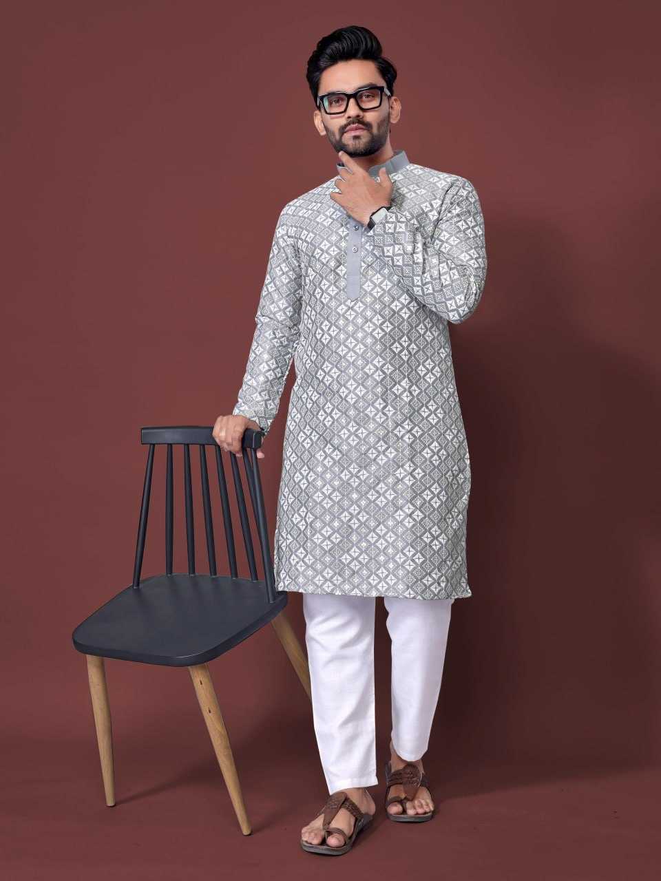 YNF SOFT SILK RIN111 PUSHPA MENS WEAR WHOLESALE MENS KURTA PYJAMA SILK KURTA MANUFACTURER