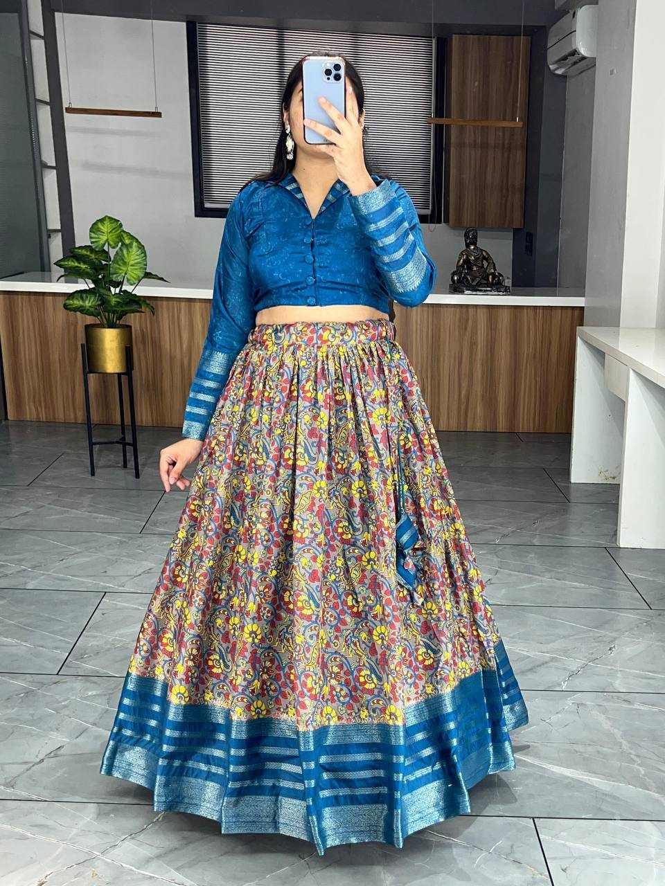 YNF SOFT SILK RIN119 61595 LEHENGAS WHOLESALE WEDDING SILK PRINTED LEHENGAS WITH BLOUSE MANUFACTURER