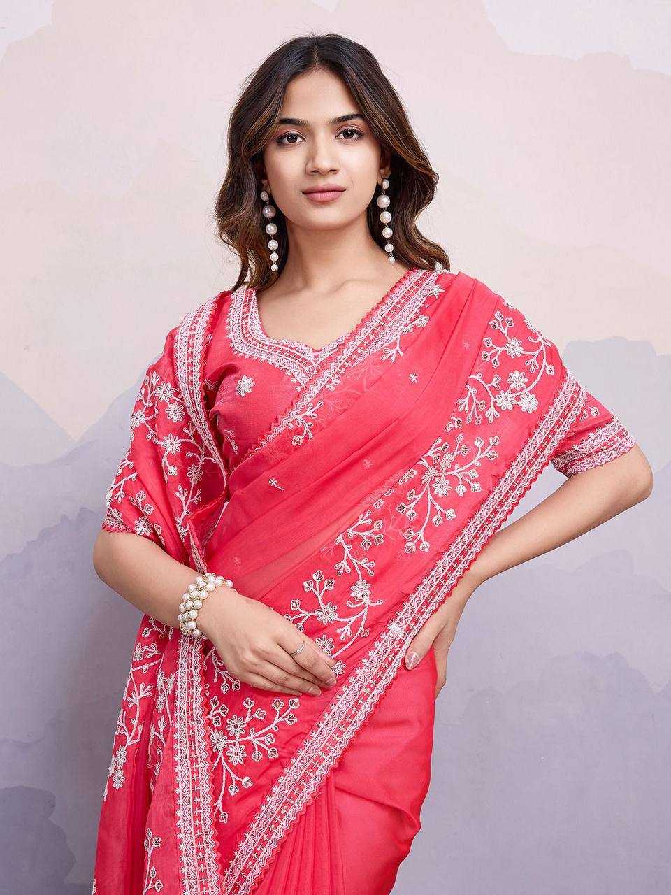 YNF TABBY SILK ORGANZA RIN188 Anjali2 Sarees SILK SAREES WHOLESALE SOFT SILK TRADITIONAL EMBROIDERY SILK SAREES WITH BLOUSE SAREES MANUFACTURER