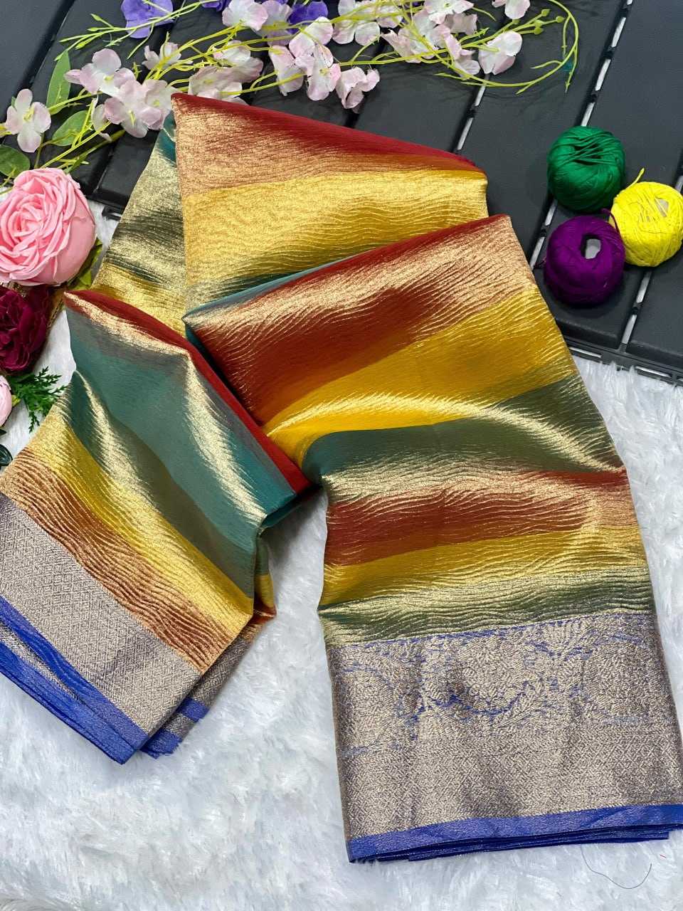 YNF TISSUE SILK KESH248 RVV09 SILKK SAREES WHOLESALE TRADITIONAL SOFT SILK FESTIVAL SAREES MANUFACTURER