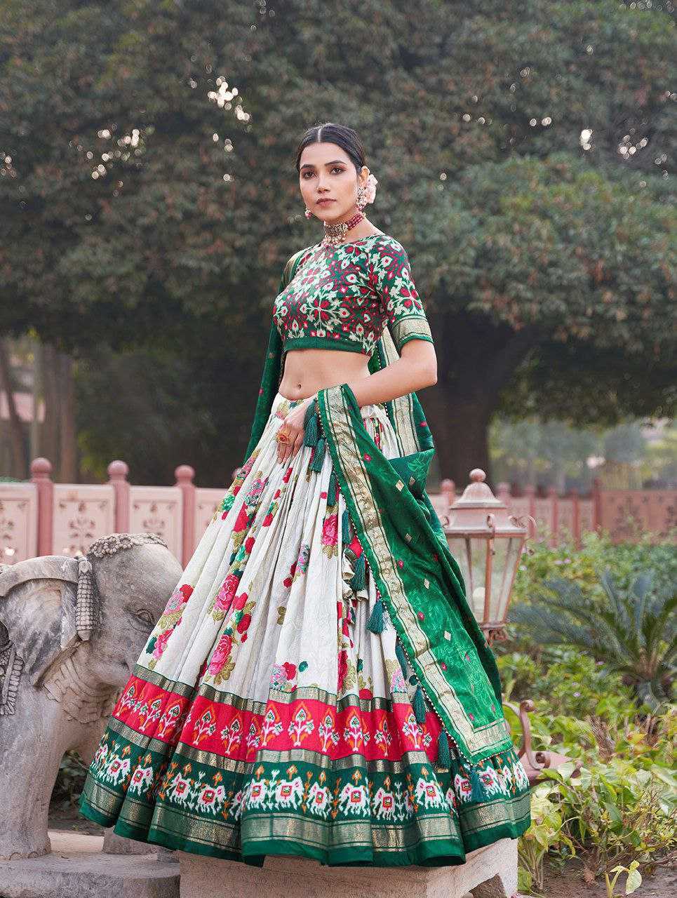 YNF TUSSAR GULAB SILK KESH187 GULAB LEHENGAS WHOLESALE TRADITIONAL PRINTED DESIGNER LEHENGAS WITH DUPATTA AND BLOUSE MANUFACTURER