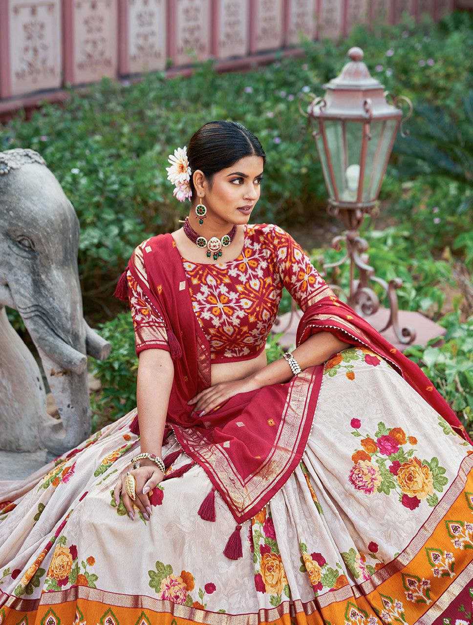 YNF TUSSAR GULAB SILK KESH187 GULAB LEHENGAS WHOLESALE TRADITIONAL PRINTED DESIGNER LEHENGAS WITH DUPATTA AND BLOUSE MANUFACTURER