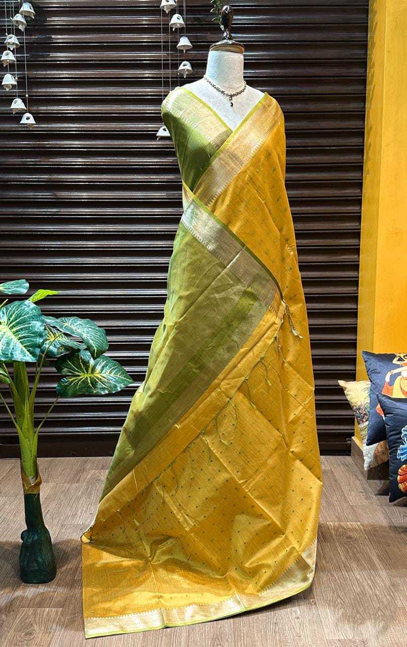 YNF TUSSAR SILK KESH166 RWS22 SAREES WHOLESALE TUSSAR SILK TRADITIONAL BANDHANI SAREES MANUFACTURE