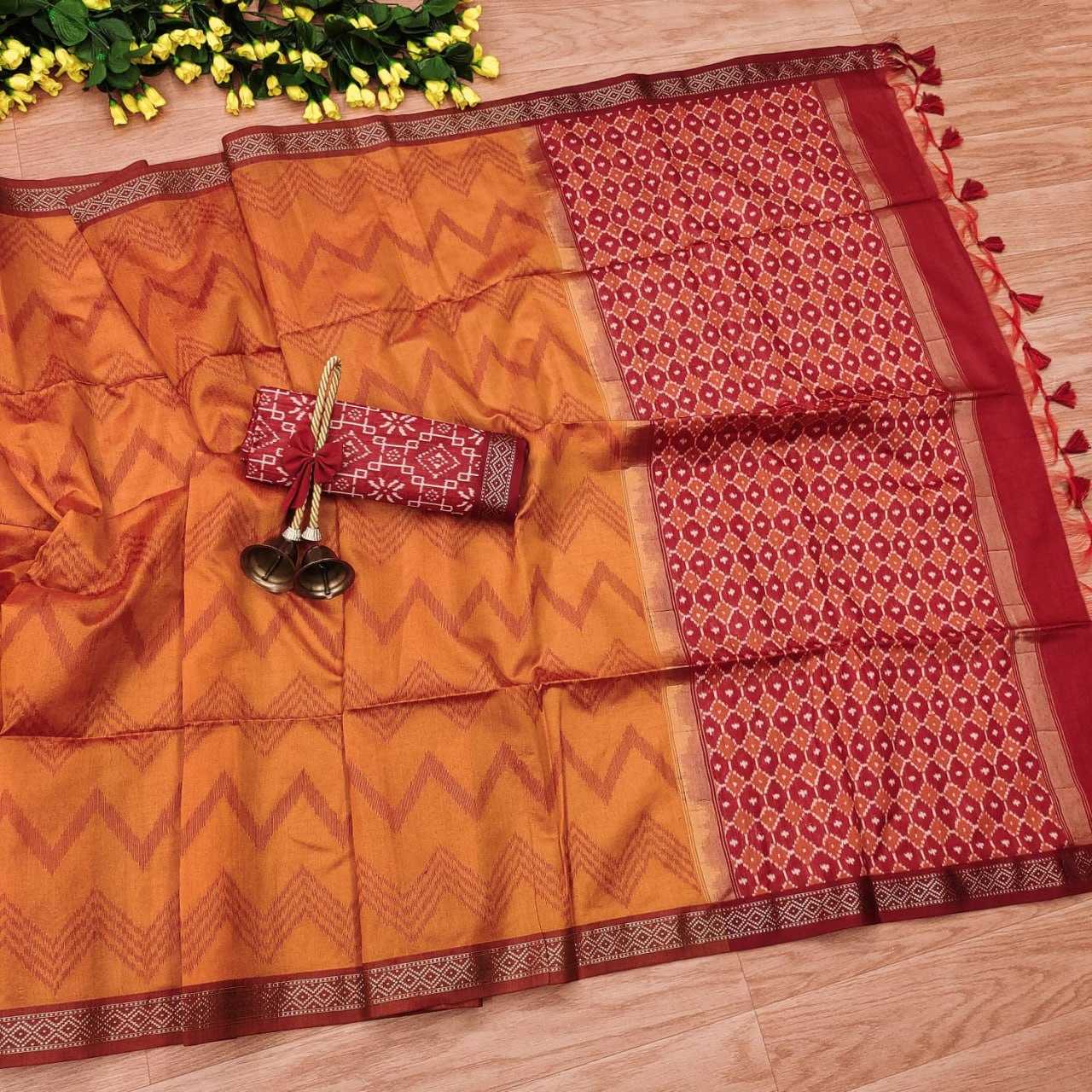 YNF TUSSAR SILK KESH171 YUKTI LERIYA SAREES WHOLESALE TRADITIONAL EMBROIDERED TUSSAR SILK SAREES MANUFACTURER