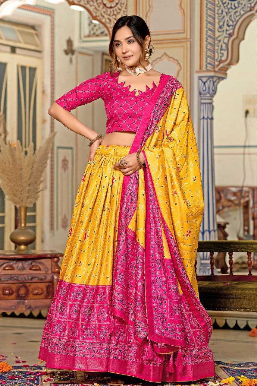 YNF TUSSAR SILK KESH187 Maya LEHENGAS WHOLESALE WEDDING SILK LEHENGAS WITH BLOUSE AND DUPATTA MANUFACTURER