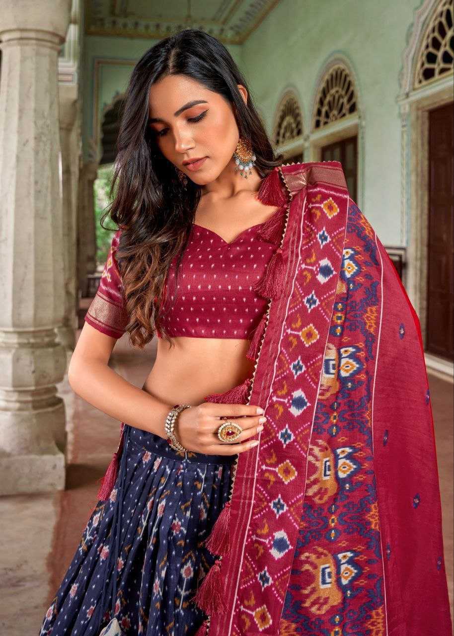 YNF TUSSAR SILK KESH187 SITARA LEHENGAS WHOLESALE WEDDING SILK LEHENGAS WITH DUPATTA AND BLOUSE MANUFACTURER