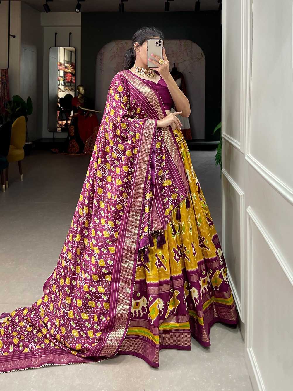 YNF TUSSAR SILK KESH279 EYS04 LEHENGAS WHOLESALE FANCY TRADITIONAL SIMPLE LEHENGAS MANUFACTURER.