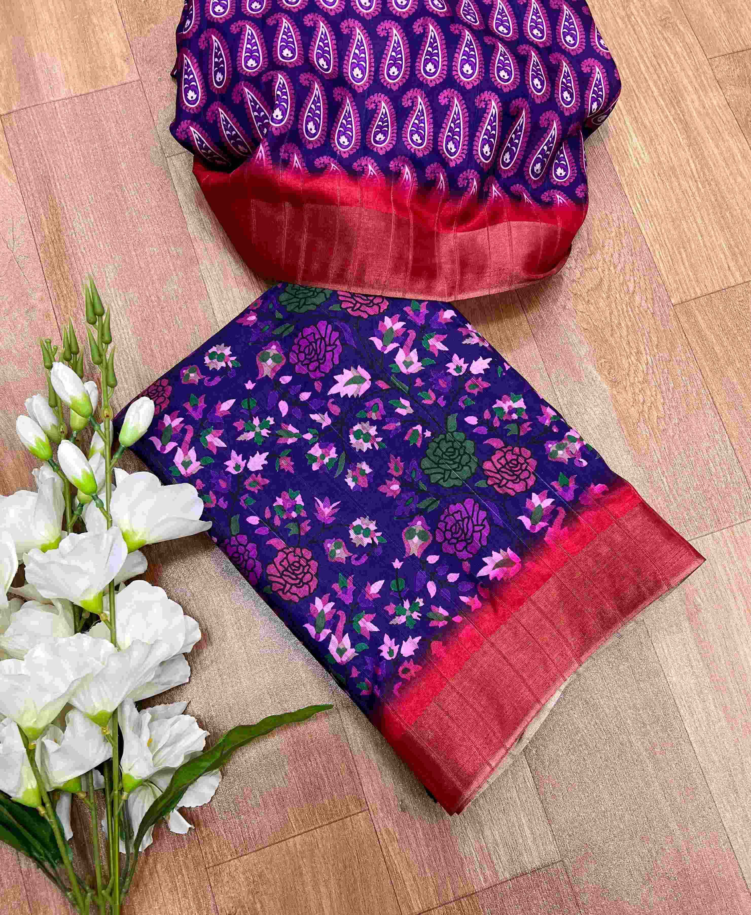 YNF TUSSAR SILK  RIN198 RAA73 SAREE WHOLESALE LADIES PRINTED TUSSAE SAREE MANUFACTURER