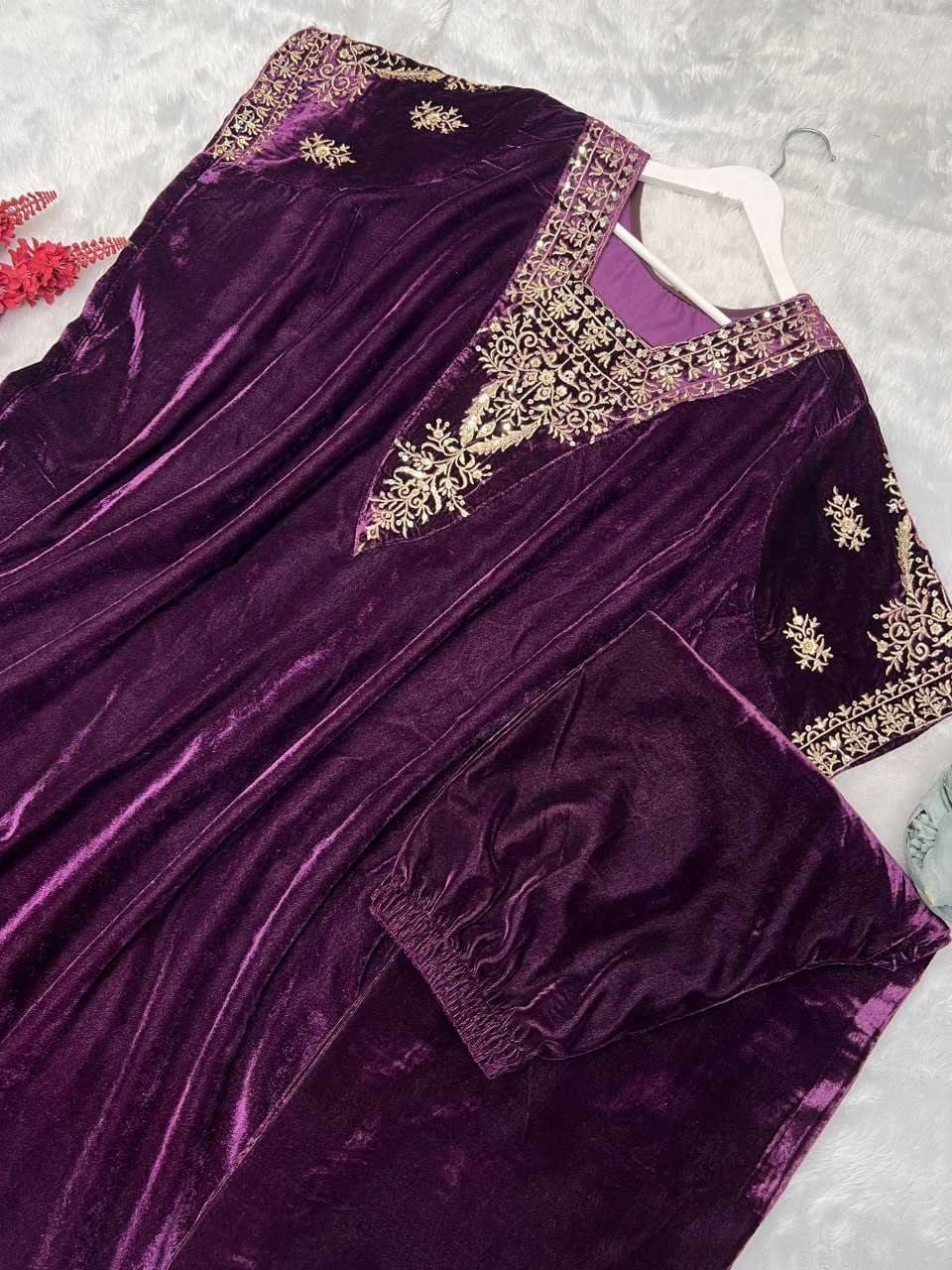 YNF VELVET KESH159 1314 KURTIS WHOLESALE EMBROIDERED PARTY WEAR KAFTAN KURTIS MANUFACTURER