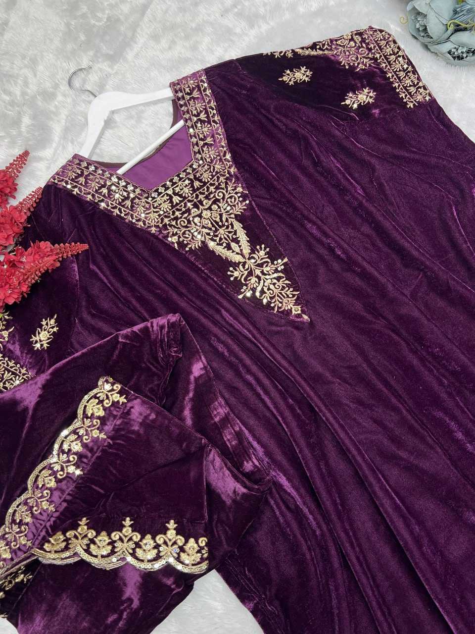 YNF VELVET KESH159 1314 KURTIS WHOLESALE EMBROIDERED PARTY WEAR KAFTAN KURTIS MANUFACTURER