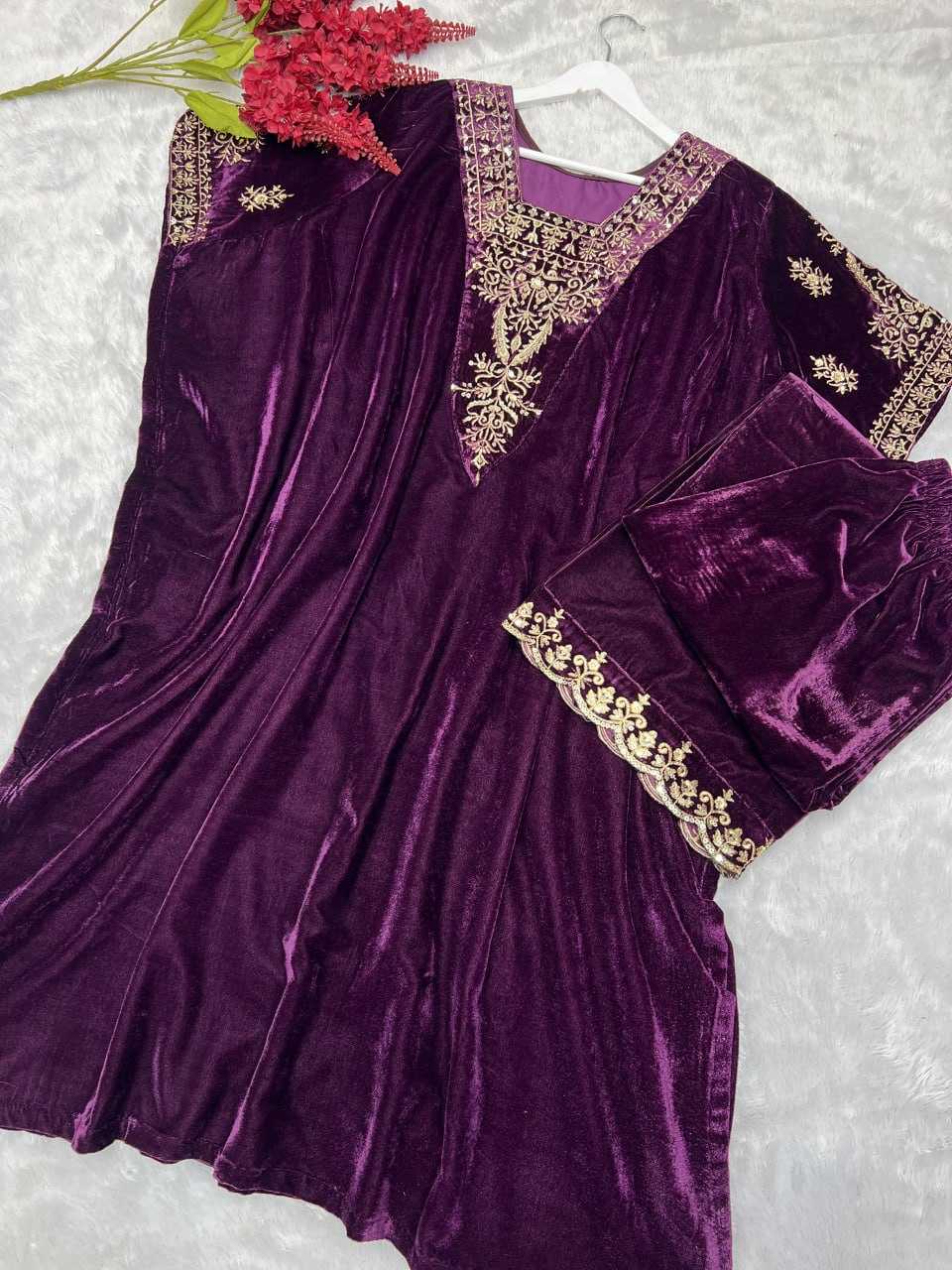 YNF VELVET KESH159 1314 KURTIS WHOLESALE EMBROIDERED PARTY WEAR KAFTAN KURTIS MANUFACTURER