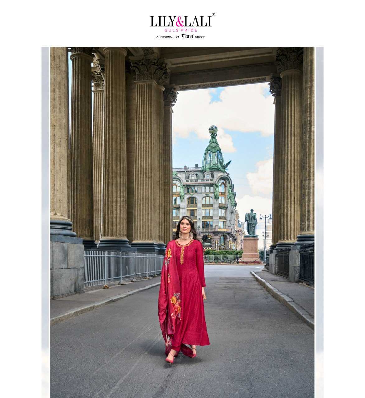 YNF VICHITRA SILK  LILY & LALI KESH236 Alamzeb CLOTHING BRANDS WHOLESALE SUITS MANUFACTURER