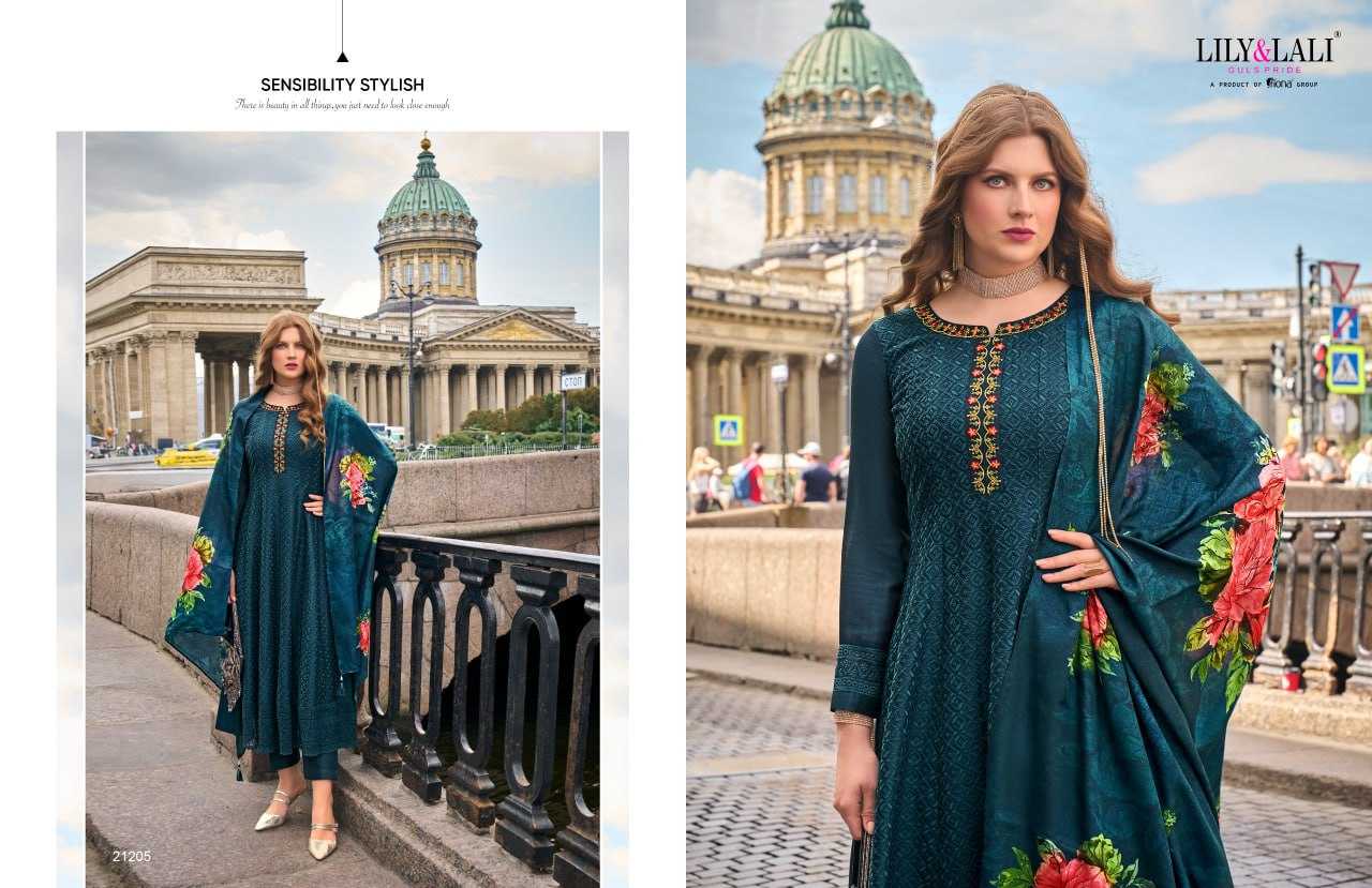 YNF VICHITRA SILK  LILY & LALI KESH236 Alamzeb CLOTHING BRANDS WHOLESALE SUITS MANUFACTURER