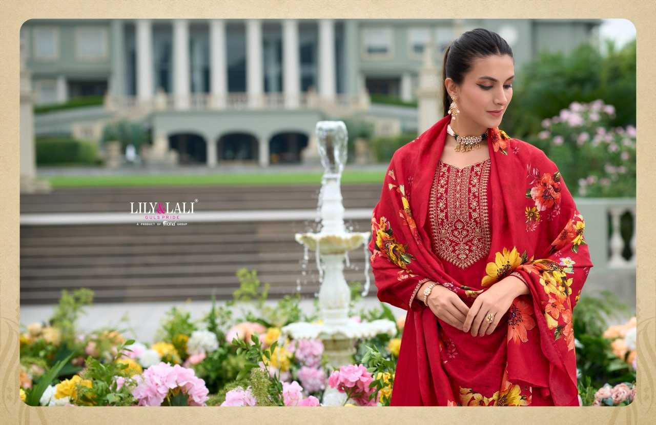 YNF VICHITRA SILK LILY & LALI KESH236 MALLIKAJAAN CLOTHING BRANDS WHOLESALE GOWNS MANUFACTURER