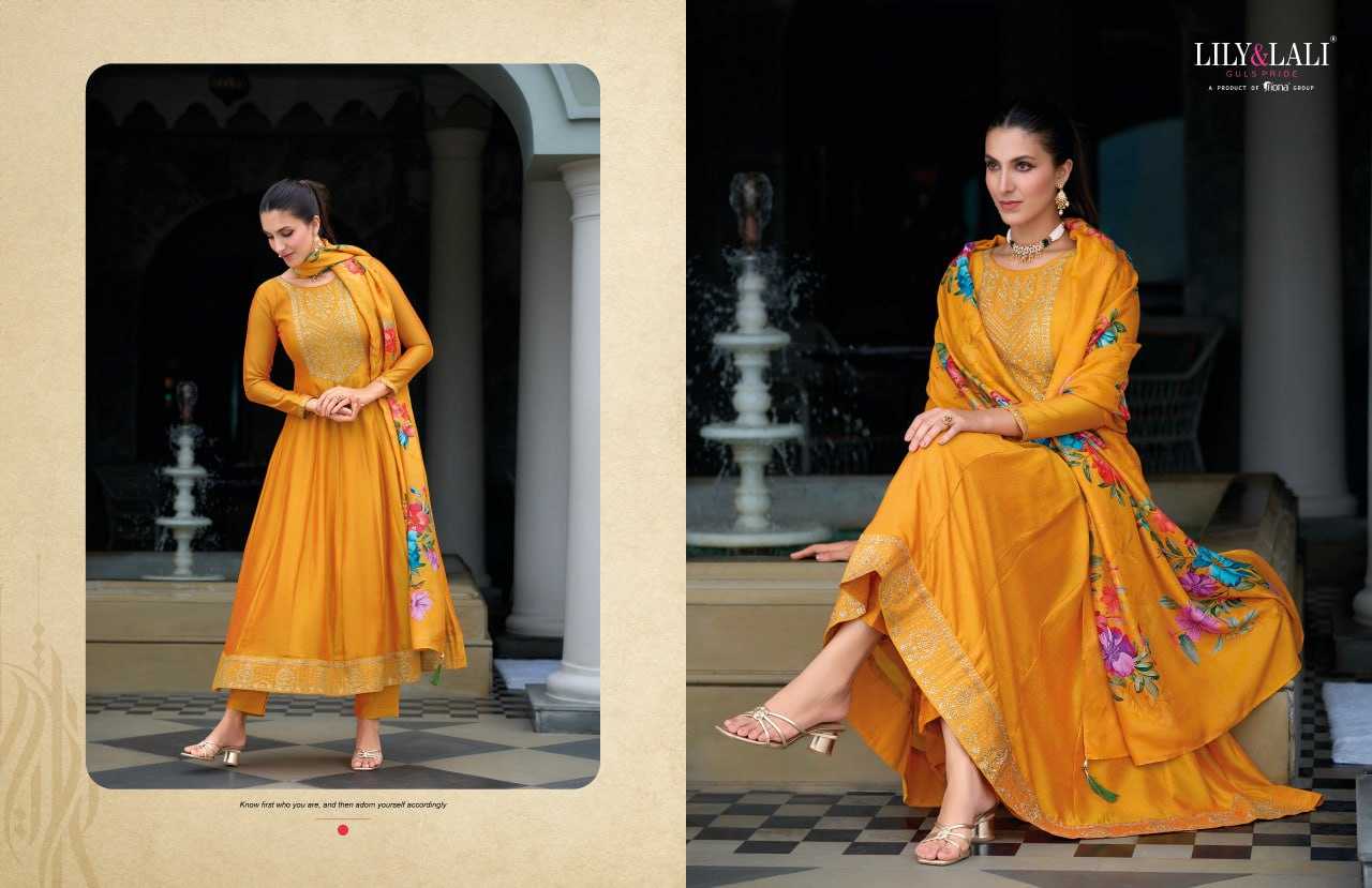YNF VICHITRA SILK LILY & LALI KESH236 MALLIKAJAAN CLOTHING BRANDS WHOLESALE GOWNS MANUFACTURER