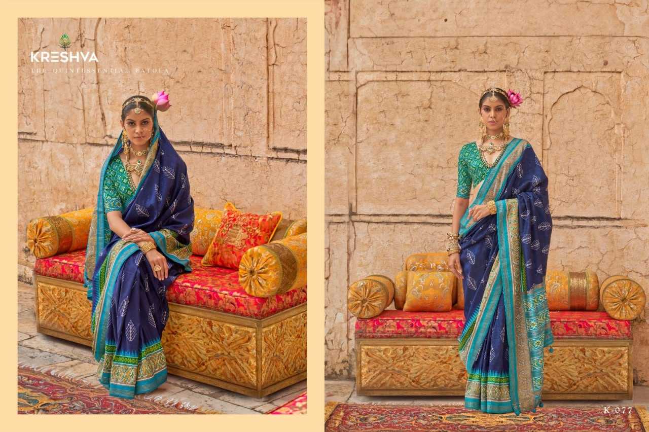 YNF VISCOSE KRESHVA KESH113  Yug Patola CLOTHING BRANDS WHOLESALE SAREES MANUFACTURER