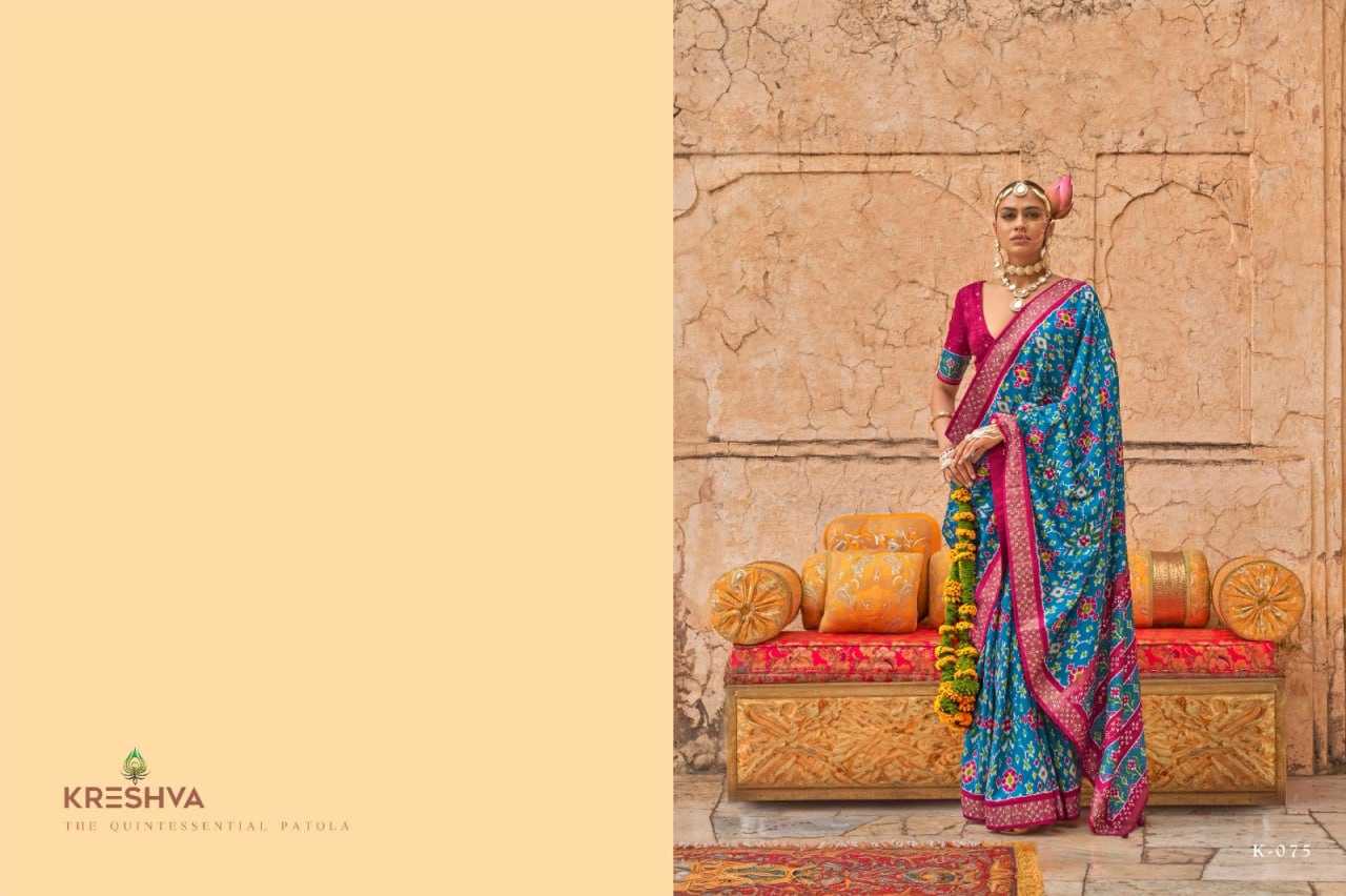 YNF VISCOSE KRESHVA KESH113  Yug Patola CLOTHING BRANDS WHOLESALE SAREES MANUFACTURER