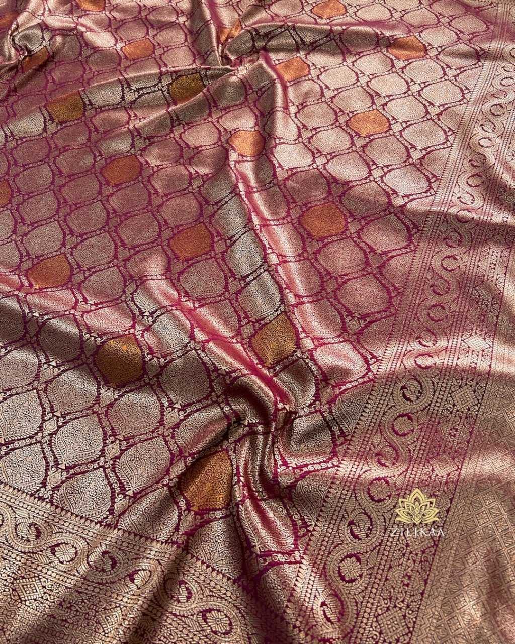 YNF BANARASI RIN101 40154 SAREES  WHOLESALE PRINTED FANCY BANARASI SAREES MANUFACTURER