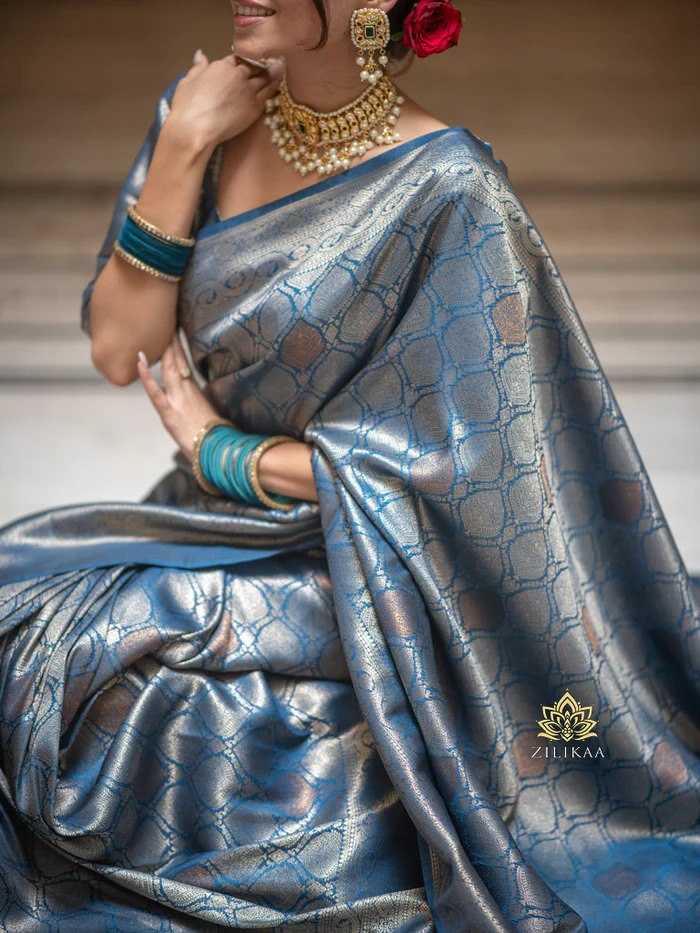 YNF BANARASI RIN101 40154 SAREES  WHOLESALE PRINTED FANCY BANARASI SAREES MANUFACTURER