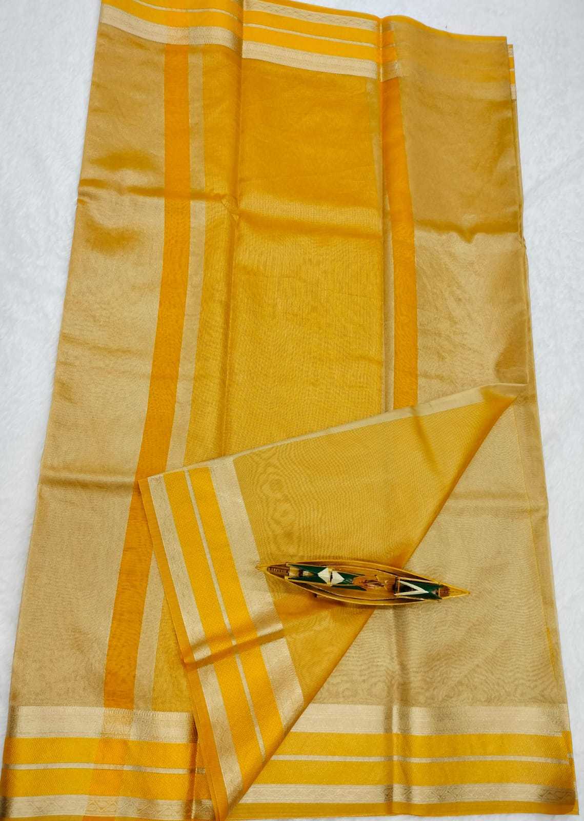 YNF BANARASI  SILK KESH131 Anokhi SAREES WHOLESALE SATIN SOFT TISSUE SILK PARTY WEAR SAREES MANUFACTURER