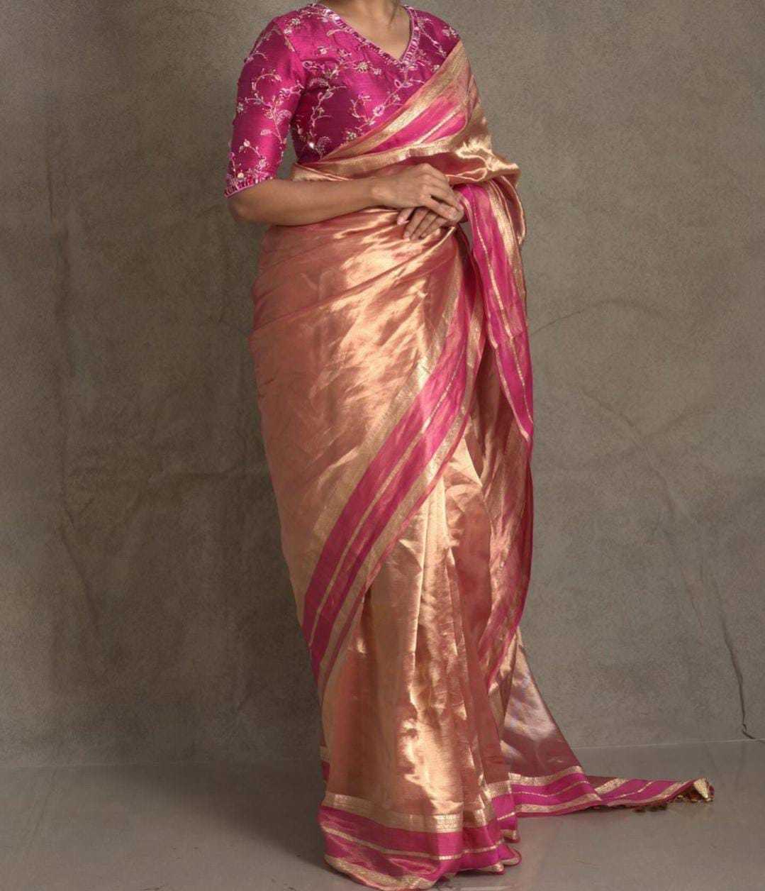 YNF BANARASI  SILK KESH131 Anokhi SAREES WHOLESALE SATIN SOFT TISSUE SILK PARTY WEAR SAREES MANUFACTURER