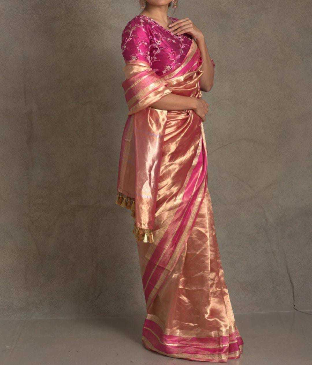 YNF BANARASI  SILK KESH131 Anokhi SAREES WHOLESALE SATIN SOFT TISSUE SILK PARTY WEAR SAREES MANUFACTURER