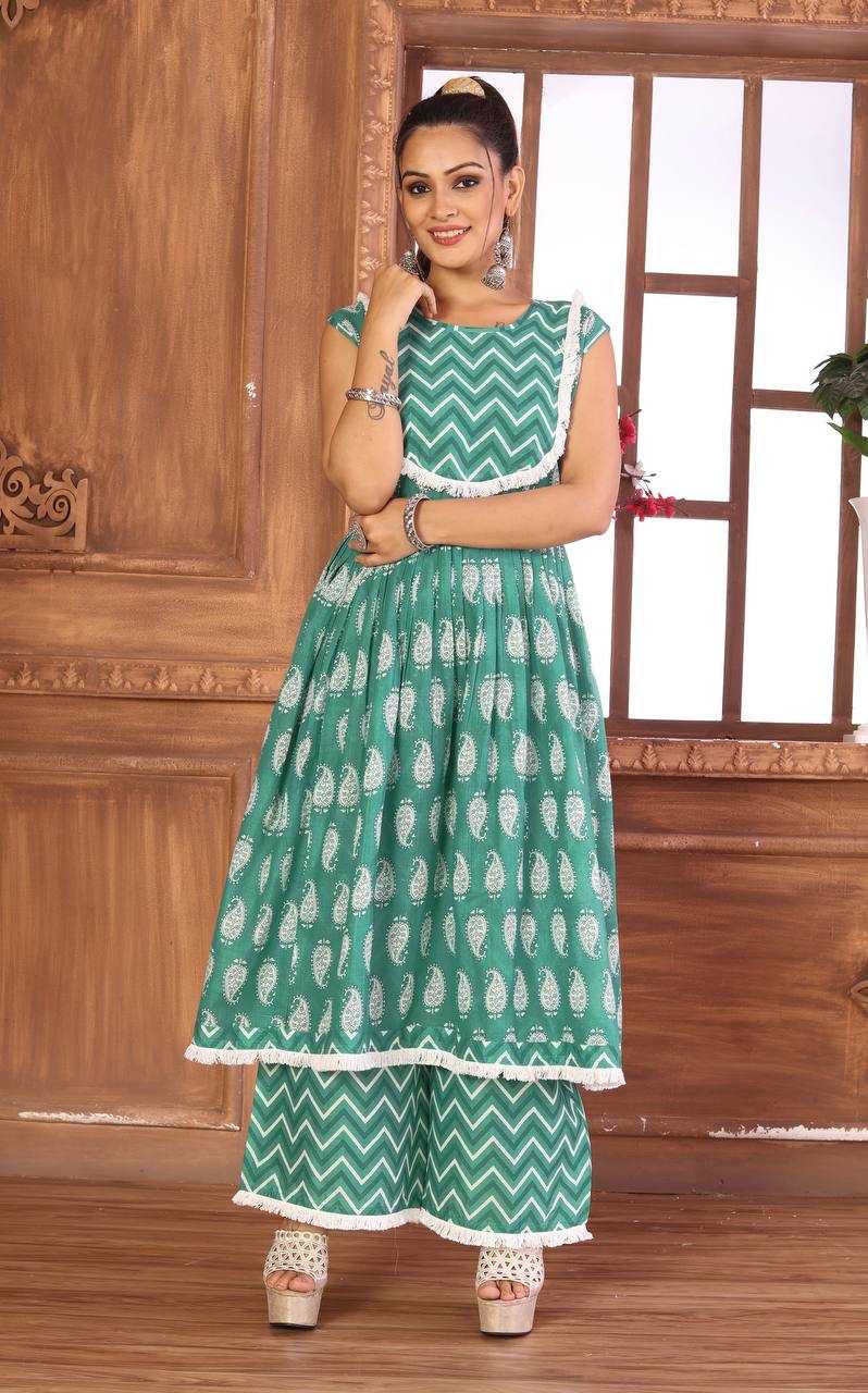 YNF CAMBRIC COTTON KESH399 4002 KURTI WHOLESALE KURTI WITH PALAZZO COTTON PARTY WEAR KURTI MANUFACTURER