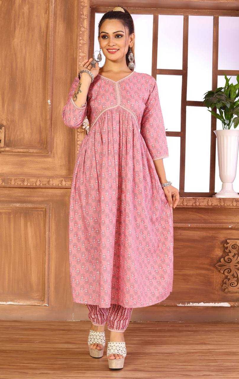 YNF CAMBRIC COTTON KESH399 4002 KURTI WHOLESALE KURTI WITH PALAZZO COTTON PARTY WEAR KURTI MANUFACTURER