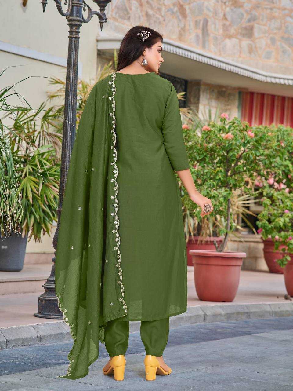 YNF CHANDERI KESH396 103 SUIT WHOLESALE CHANDERI EMBROIDERY LADIES SUIT MANUFACTURER