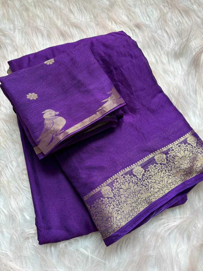 YNF CHIFFON KESH222 RUN171 SAREE WHOLESALE CHIFFON VISCOSE JAQUARD SAREE MANUFACTURER