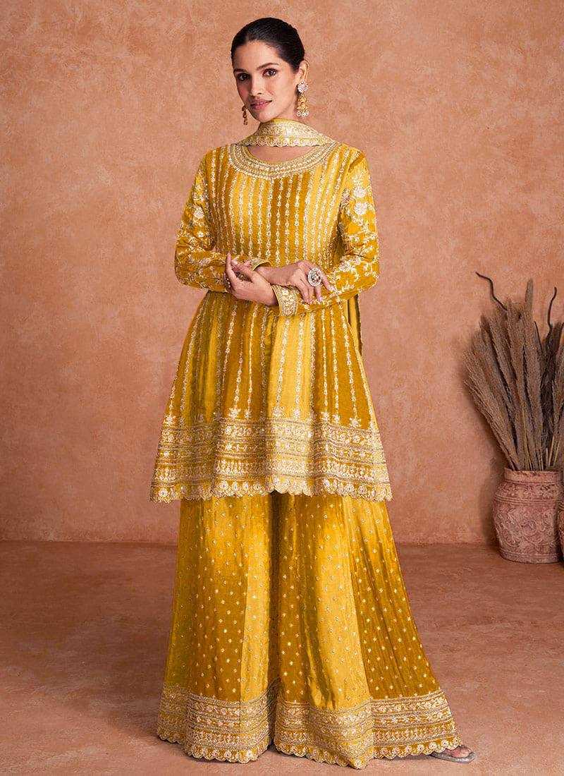 YNF CHINON KESH398 1129 SUIT WHOLESALE DESIGNER WEDDING EMBROIDERY SUITS MANUFACTURER 