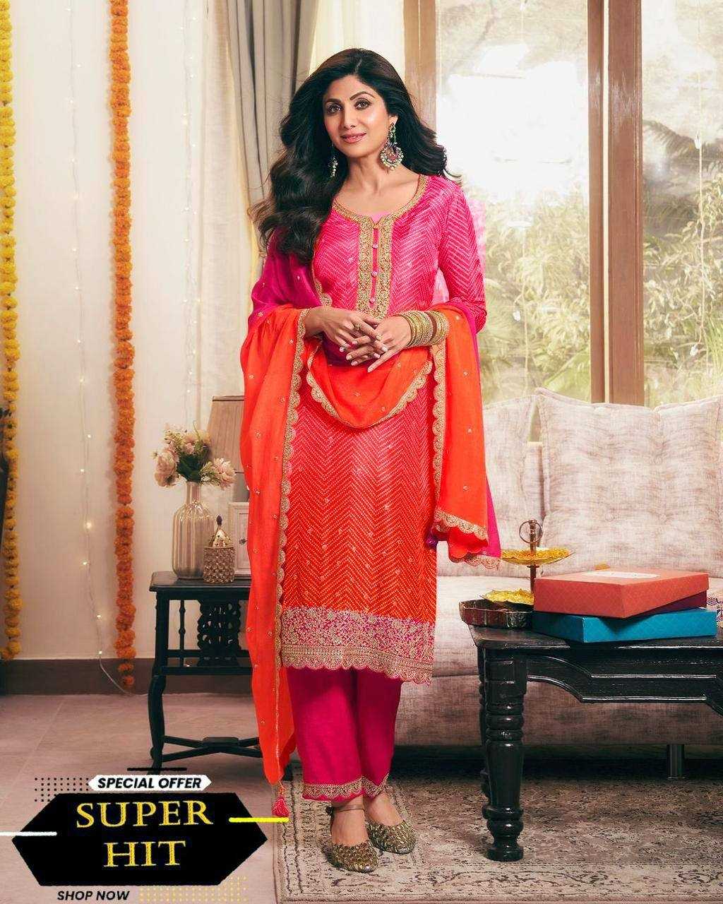 YNF CHINON KESH401 1050 WHOLESALE  SUITS & DRESSES PEINTED LADIES PARTY SHILPA SHETTY SUITS MANUFACTURER