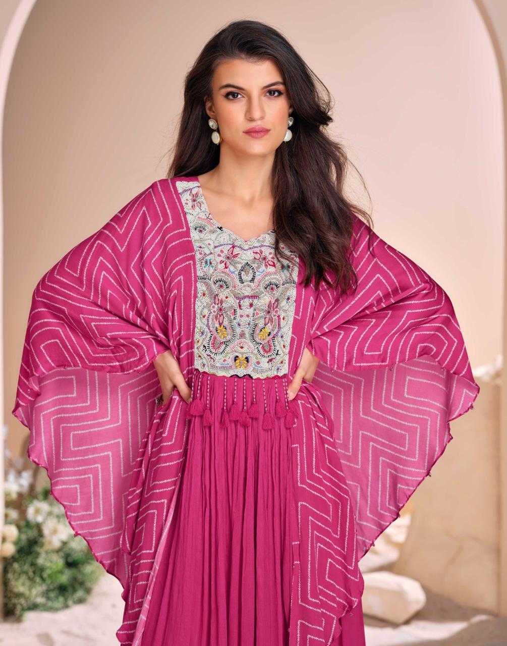 YNF CHINON SILK KRESHVA KESH235 MOHEY CLOTHING BRANDS WHOLESALE GOWN MANUFACTURER