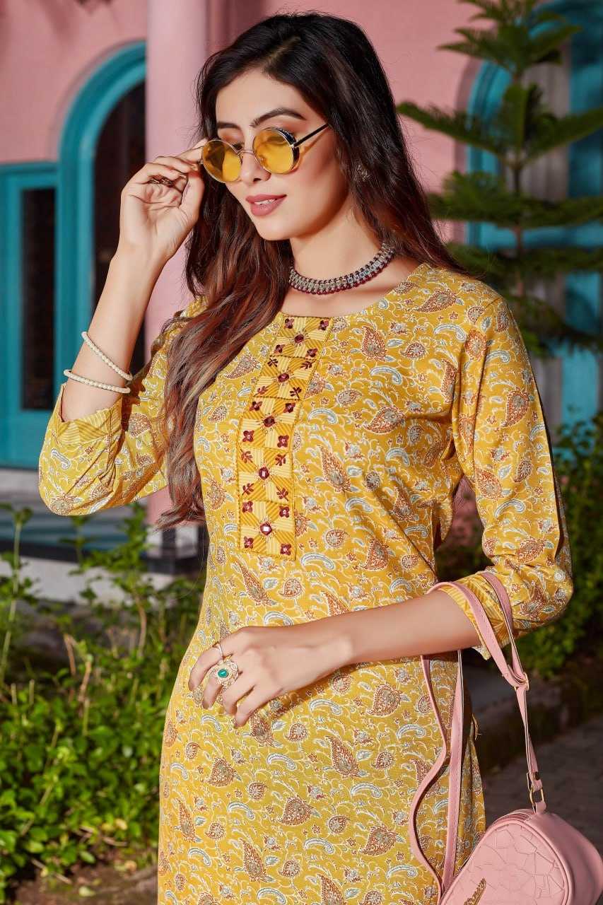 YNF COTTON KESH402 15 KURTI WHOLESALE CASUAL PARTY PRINTED KURTIS MANUFACTURER