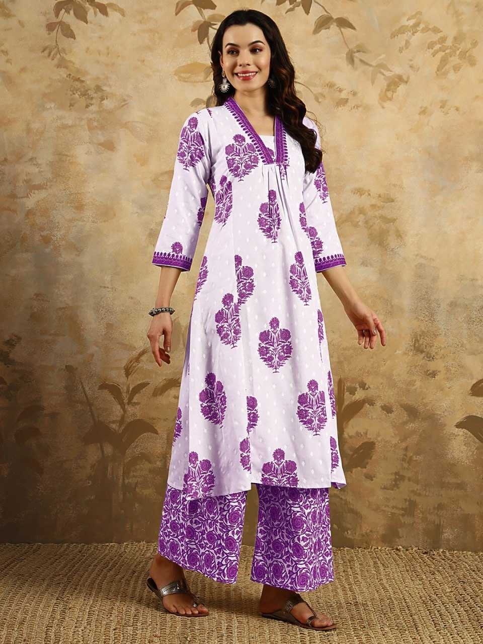 YNF COTTON KESH402 6008 SUITS & DRESSES  WHOLESALE LADIES PRINTED PALAZZO SUITS MANUFACTURER