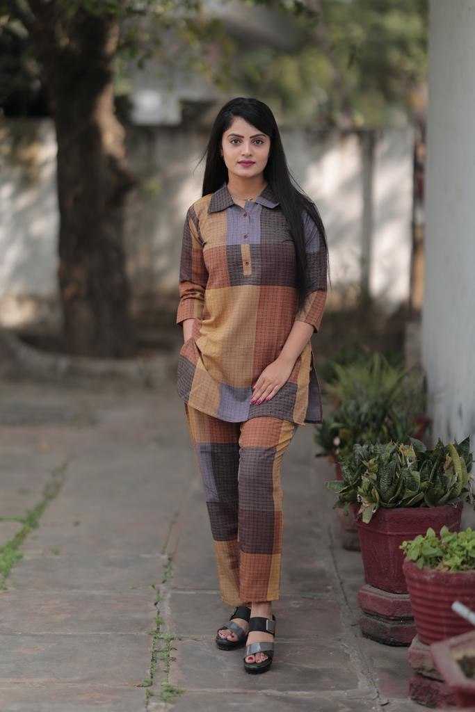 YNF COTTON KESH407 RMT07 WHOLESALE CO-ORD SET WESTERN WEAR MANUFACTURER