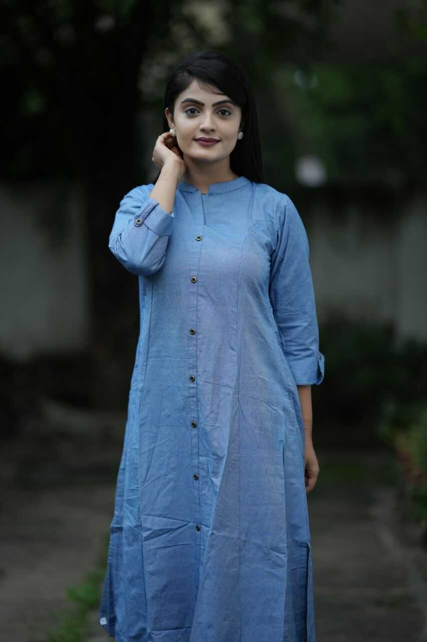 YNF COTTON KESH407 RMT55WHOLESALE ONE PIECE DRESS WESTERN WEAR MANUFACTURER