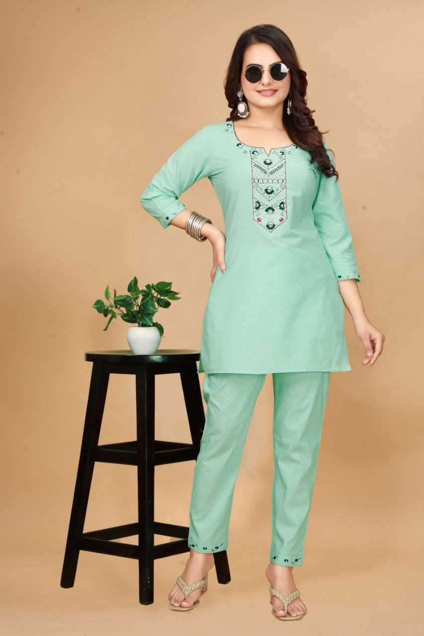 YNF COTTON KESH407 RMT58 WHOLESALE CO-ORD SET WESTERN WEAR MANUFACTURER