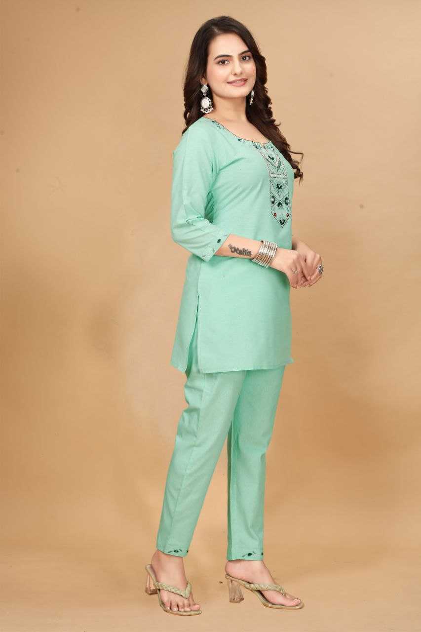 YNF COTTON KESH407 RMT58 WHOLESALE CO-ORD SET WESTERN WEAR MANUFACTURER