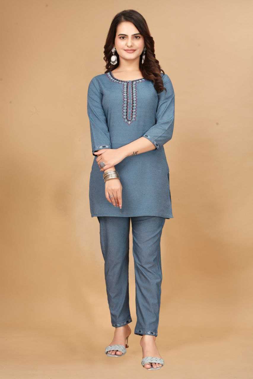 YNF COTTON KESH407 RMT58 WHOLESALE CO-ORD SET WESTERN WEAR MANUFACTURER