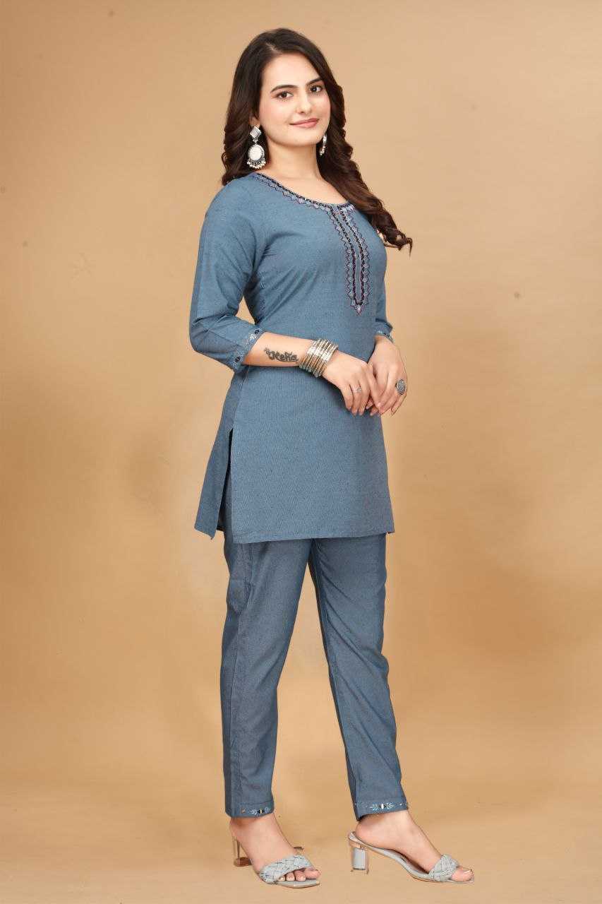 YNF COTTON KESH407 RMT58 WHOLESALE CO-ORD SET WESTERN WEAR MANUFACTURER