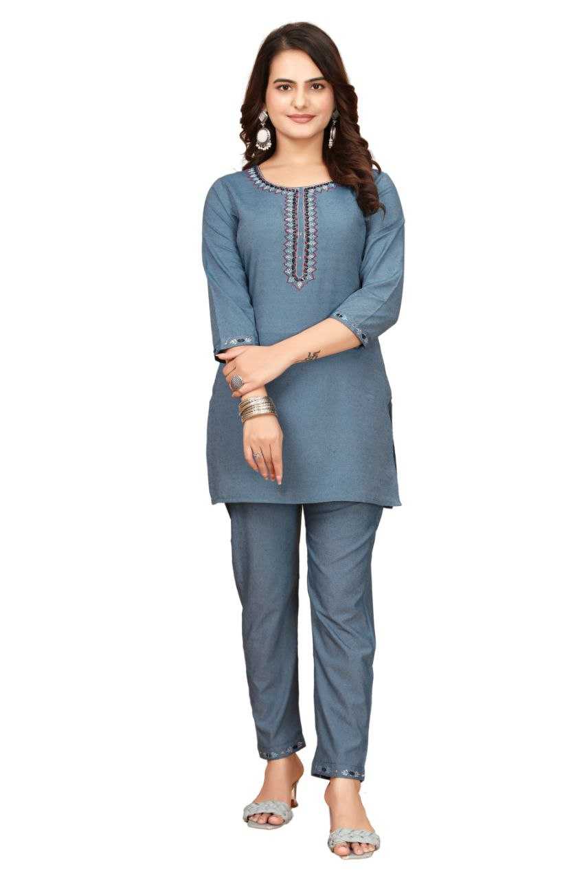 YNF COTTON KESH407 RMT58 WHOLESALE CO-ORD SET WESTERN WEAR MANUFACTURER