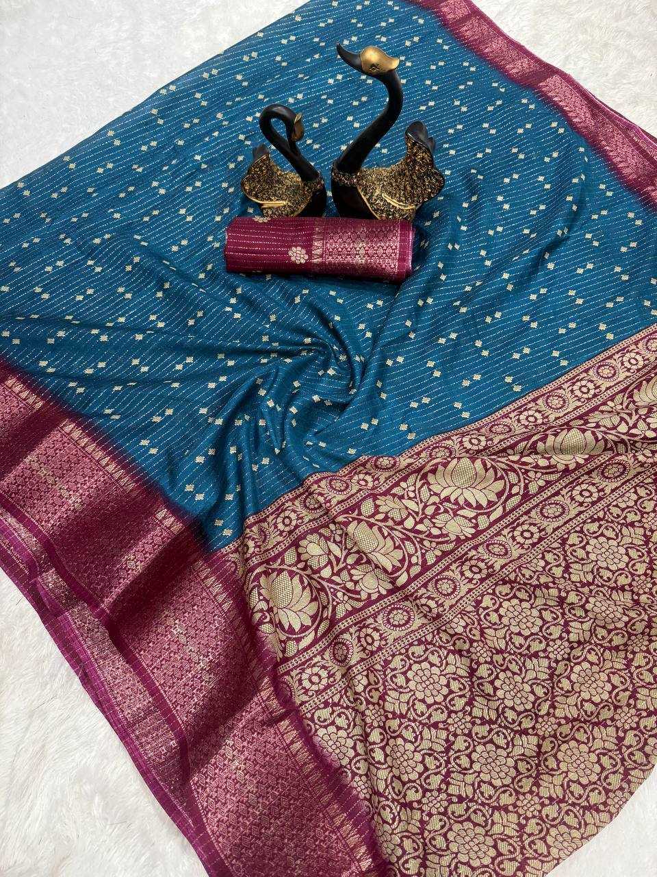 YNF DOLA SILK RIN179 785 SAREES WHOLESALE PRINTED  SILK BANDHANI SAREES MANUFACTURER