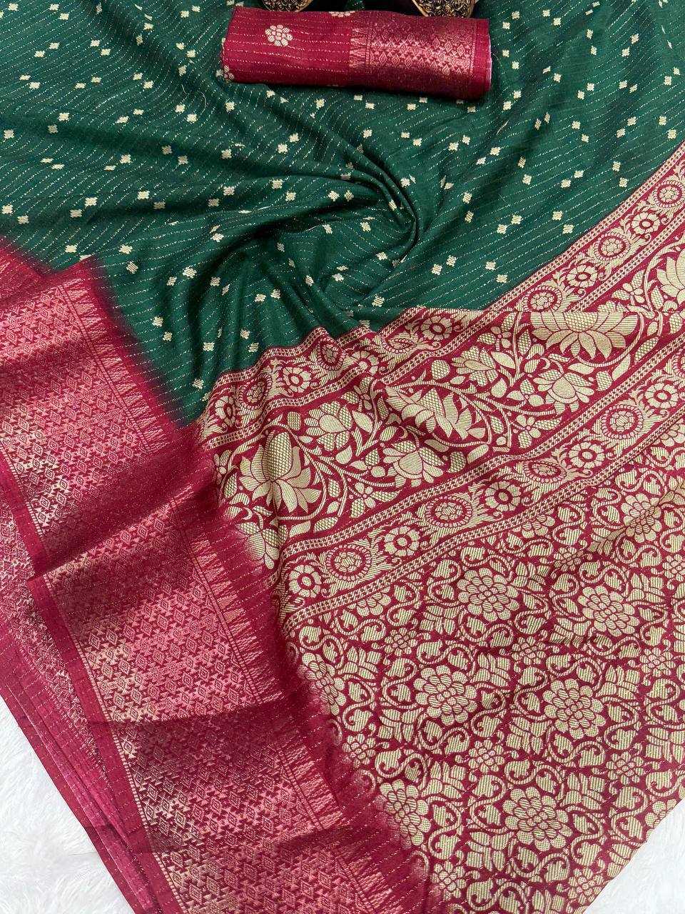 YNF DOLA SILK RIN179 785 SAREES WHOLESALE PRINTED  SILK BANDHANI SAREES MANUFACTURER