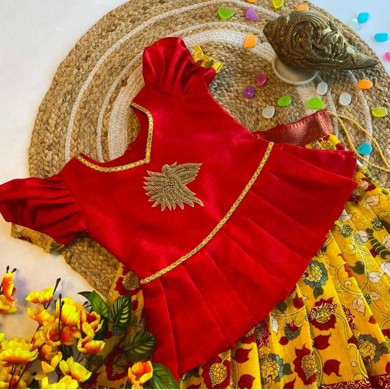 Ynf Dola Silk RIN192 8067 Kids Wear Wholesale Kids Lehenga Kids Ghagra Choli Kids Silk Dress Manufacturer