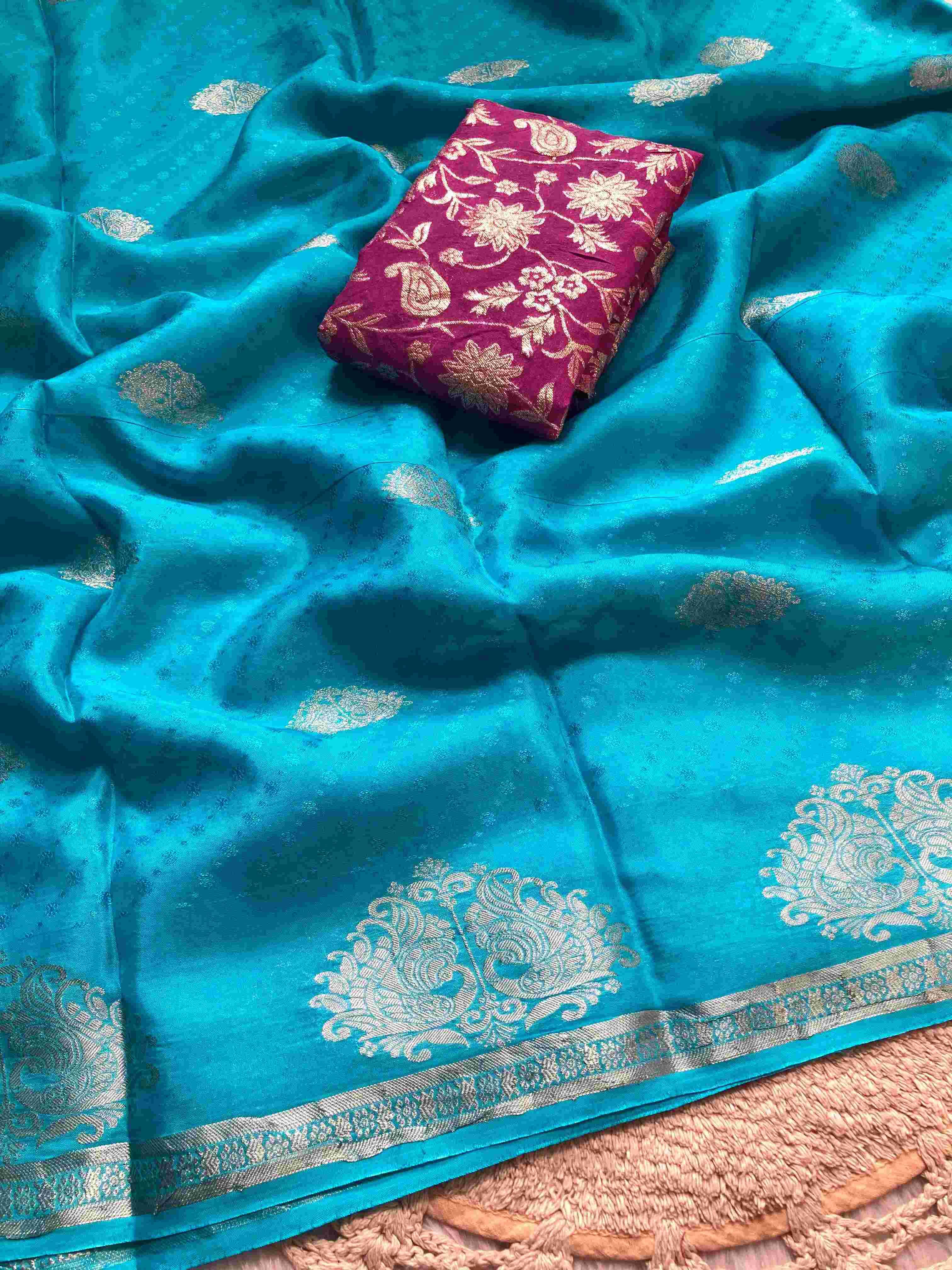 YNF DOLA SILK RIN193  Mysore Silk Crepe1 SILK SAREE WHOLESALE DOLA DESIGNER PARTY WEAR SILK SAREE MANUFACTURER