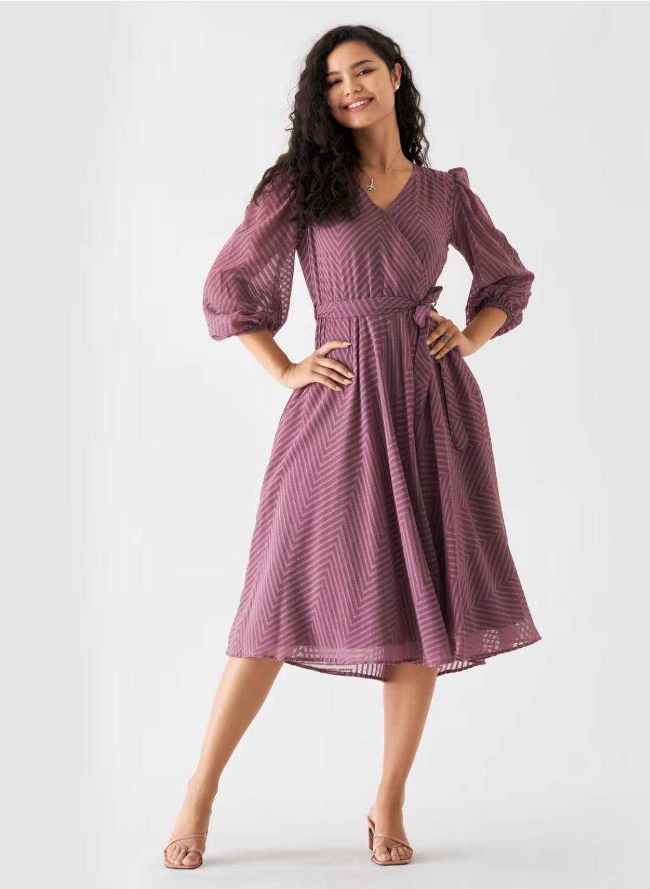 YNF GEORGETTE KESH312 FNG27 WESTERN WEAR WHOLESALE ONE PIECE DRESS WESTERN WEAR MANUFACTURER