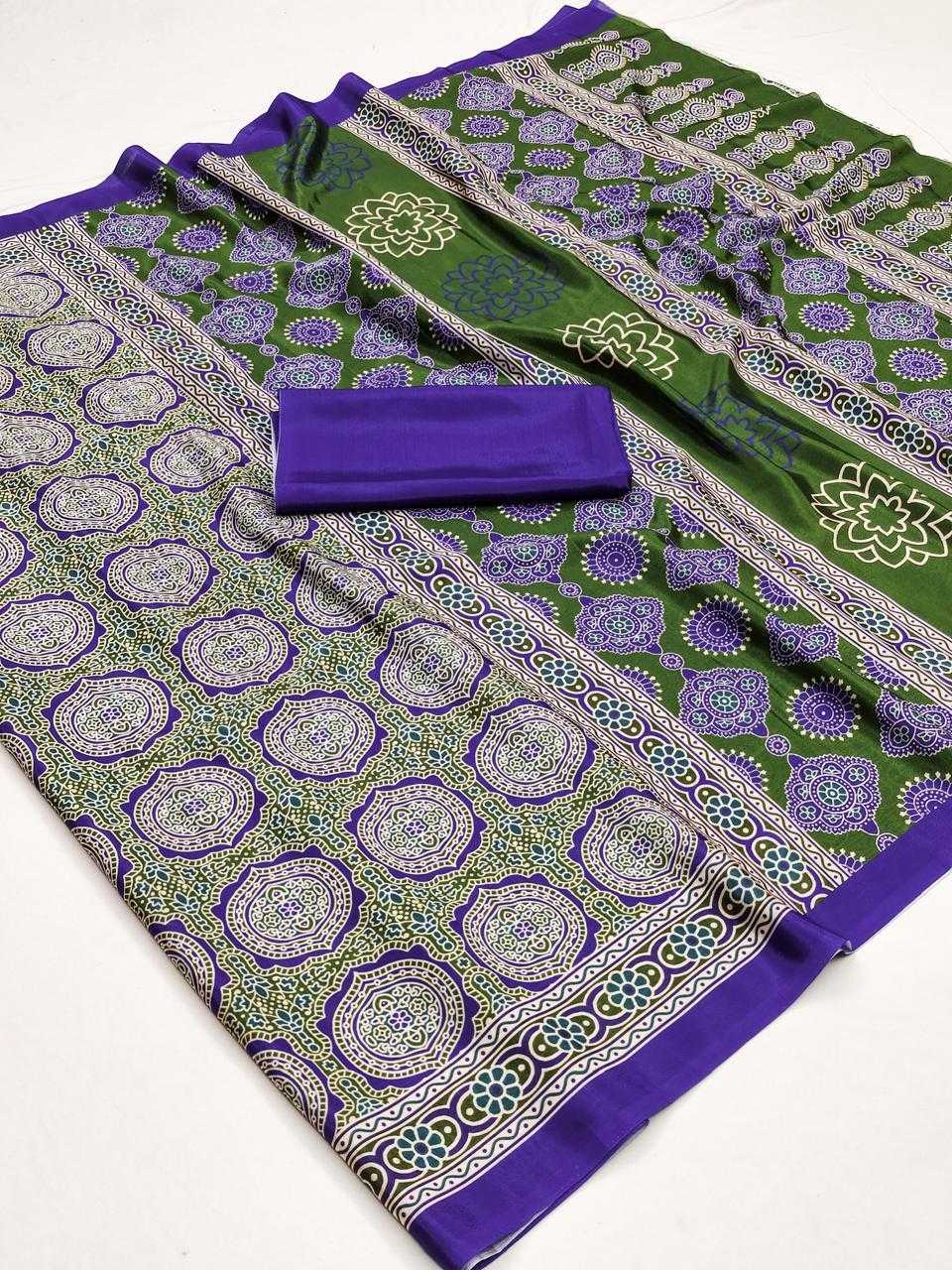 YNF HEAVY MASLIN COTTON KESH390 HFV03 SAREES WHOLESALE AJRAKH PRINTED COTTON SAREES MANUFACTURER