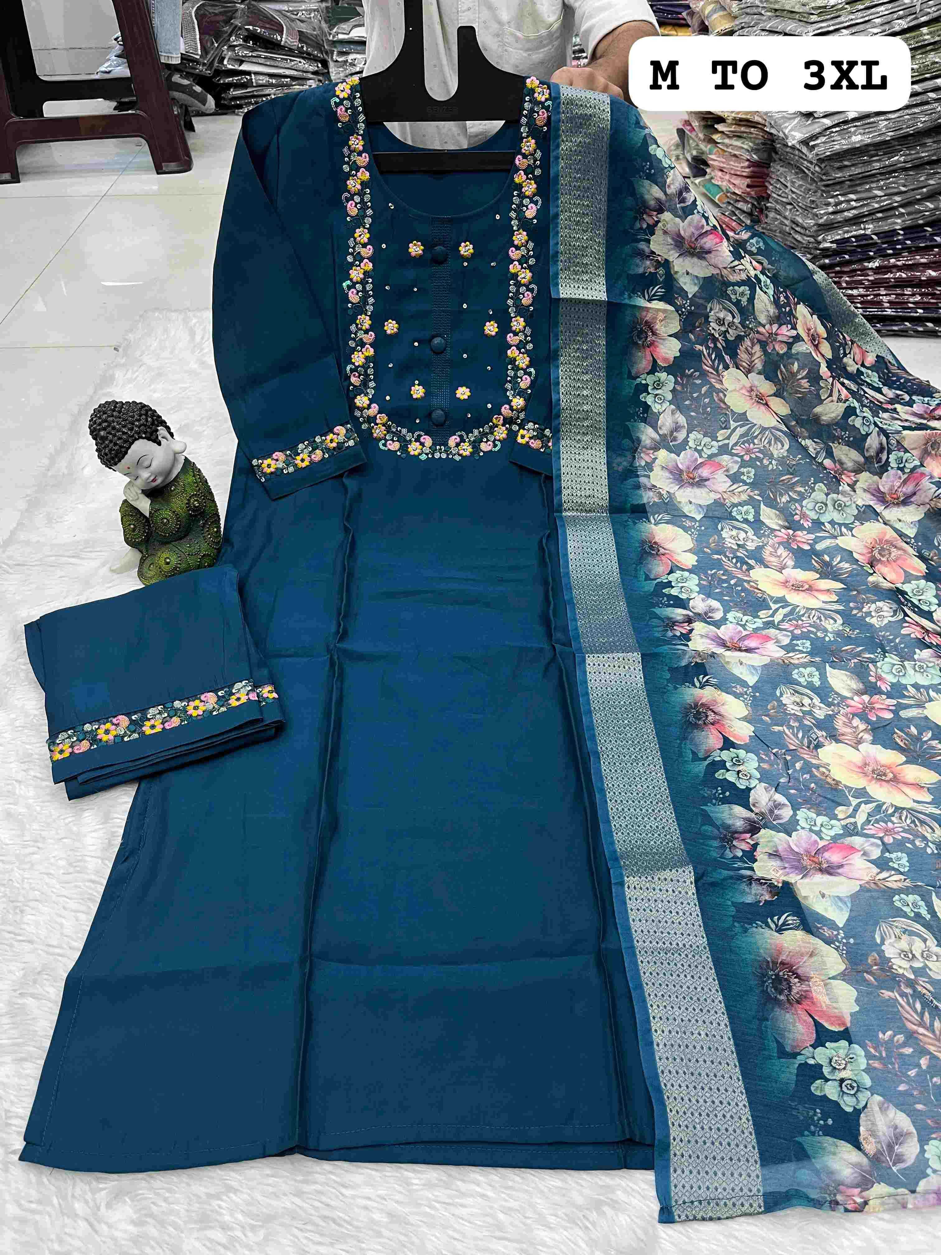 YNF HEAVY ROMAN SILK KESH258 VDA62 SUIT WHOLESALE DESIGNER HANDLOOM SILK SUIT MANUFACTURER