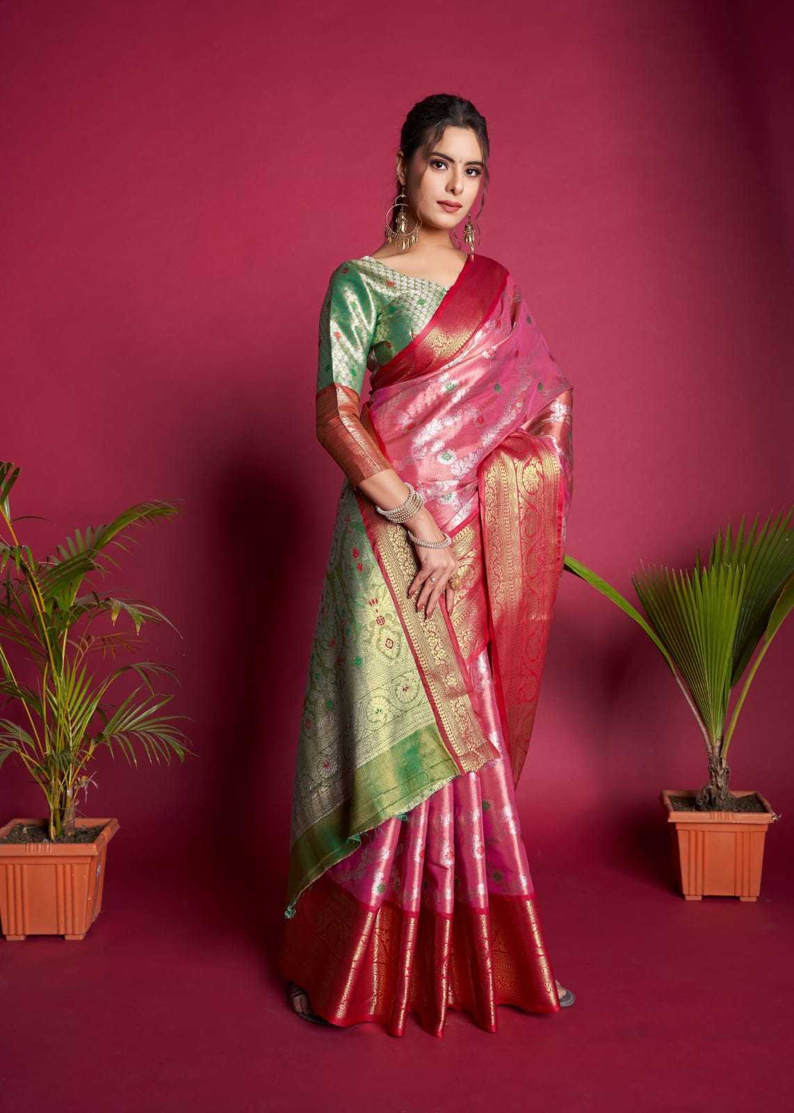 YNF KANJIVARAM SILK KESH171 RIS27 SAREES WHOLESALE KANCHIPURAM SILK ZARI SAREES MANUFACTURER